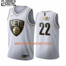 Maillot NBA Brooklyn Nets Caris LeVert 22 Nike 2019-20 Blanc Golden Edition Swingman - Enfant